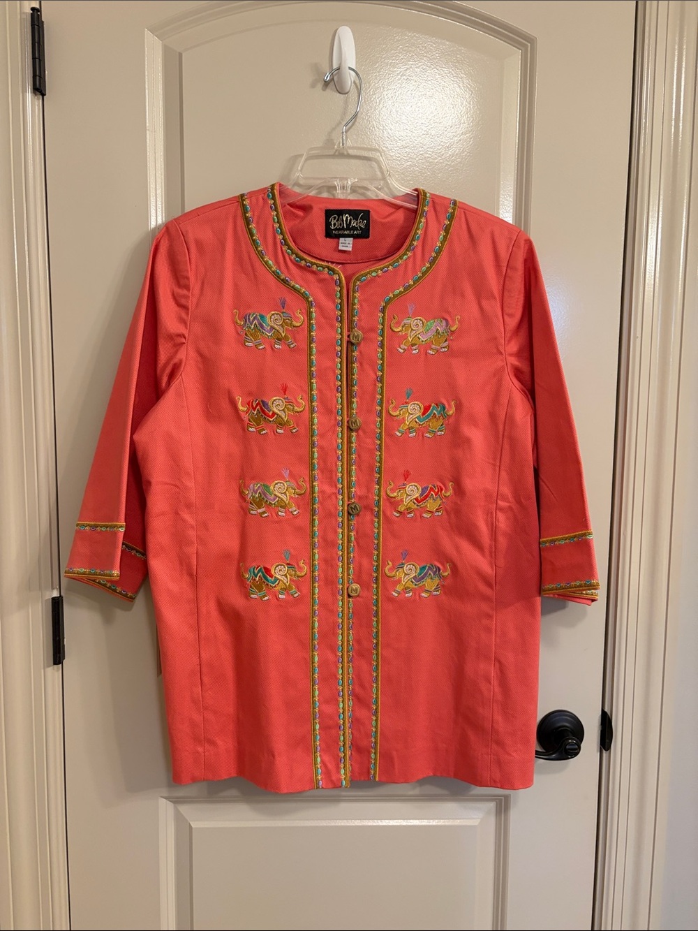 Vintage Bob Mackie Wearable Art Jacket